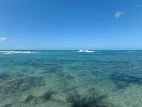 Flachwasser von Waikiki — Stockfoto