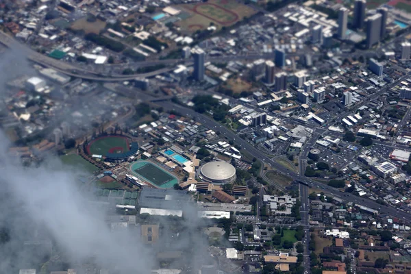 A légi felvétel a landmark university of hawaii baseball les muraka — Stock Fotó