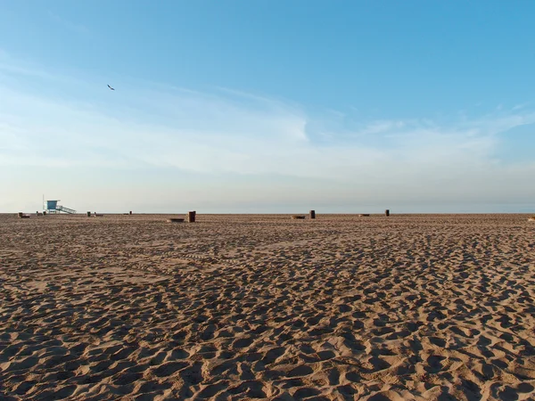 Empty Dockweiler Beach State Park — Stock Photo, Image