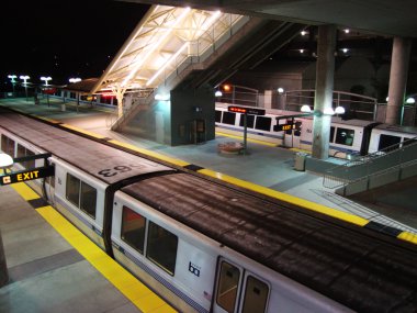 Bart tren Park bart millbrae istasyonu