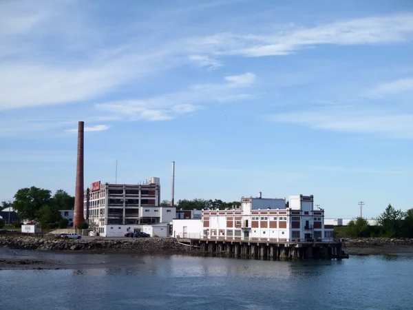 B & m fábrica de feijão cozido. Portland, maine — Fotografia de Stock