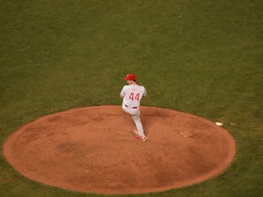 Roy Oswalt kabartma Höyük üzerinden adım atmak için bacak asansörleri