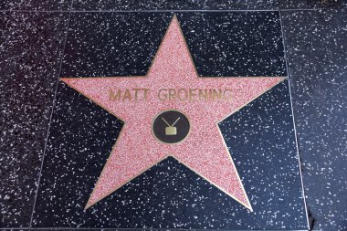 Matt Groening, Simpsonlar, yaratıcısı yıldızlı Hollywood Wa