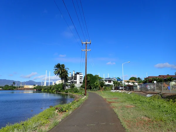 Pearl Harbor Bike Path — Fotografie, imagine de stoc