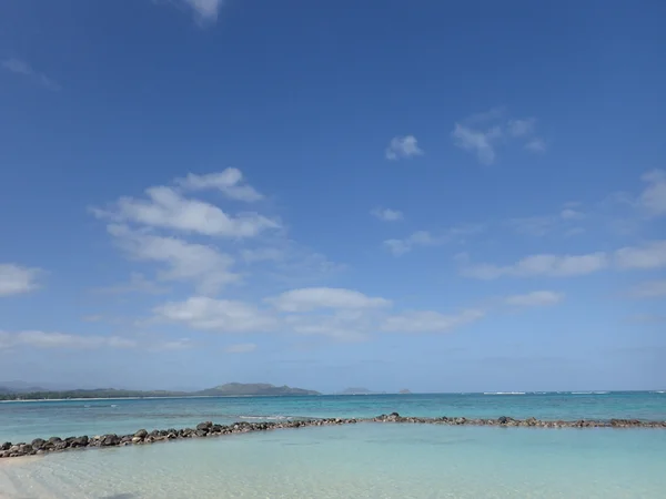 Lagoa de Pahonu (antiga lagoa de peixes havaiana ) — Fotografia de Stock