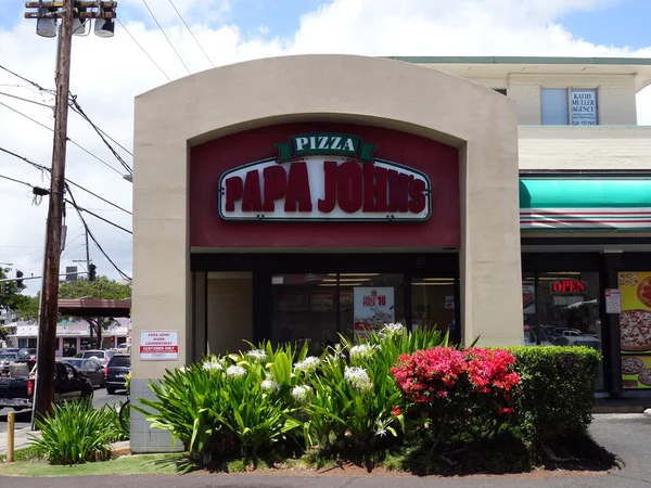 Papa John's Pizza store front — Stock Photo, Image