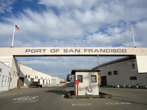 San Francisco bağlantı noktası giriş — Stok fotoğraf