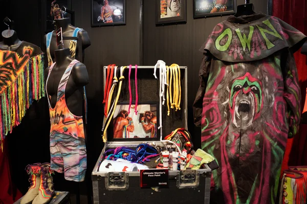 WWE Legend the Ultimate Warrior outfit, face paint, and photo di — Stok fotoğraf