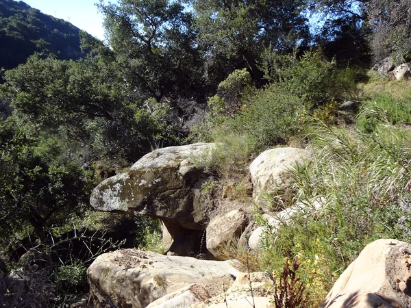 Eagle shapes rock face in the Hills of Santa Barbara — Stock Photo, Image