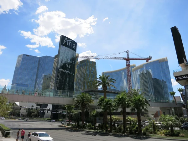 City Center and Aria hotel — 图库照片