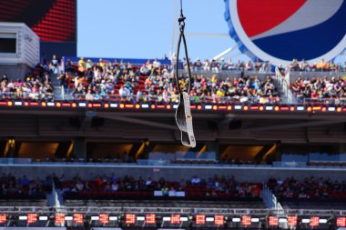  Intercontinental championship belt hangs in the air before ladd