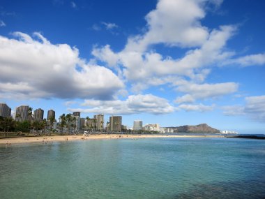 sihirli ada plaj ve diamond head