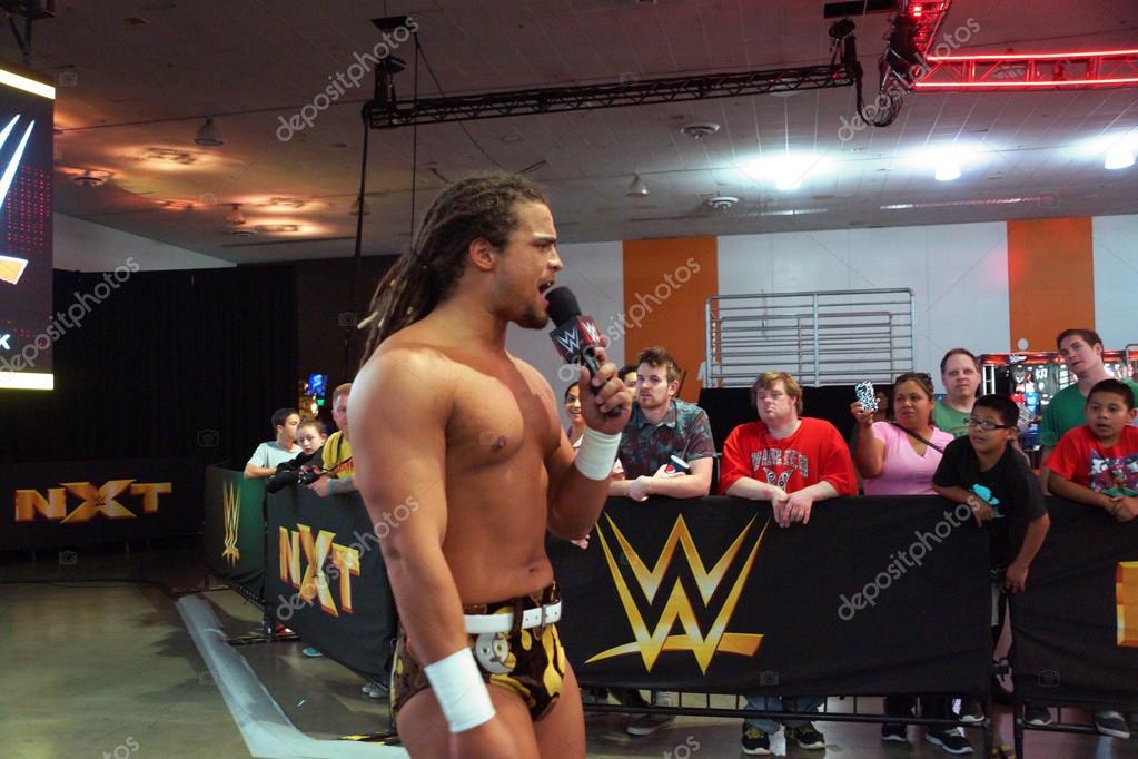 Nxt Wrestle Cj Parker Talks On Mic Outside Ring To Crowd At Wwe Stock Editorial Photo C Ericbvd 2803