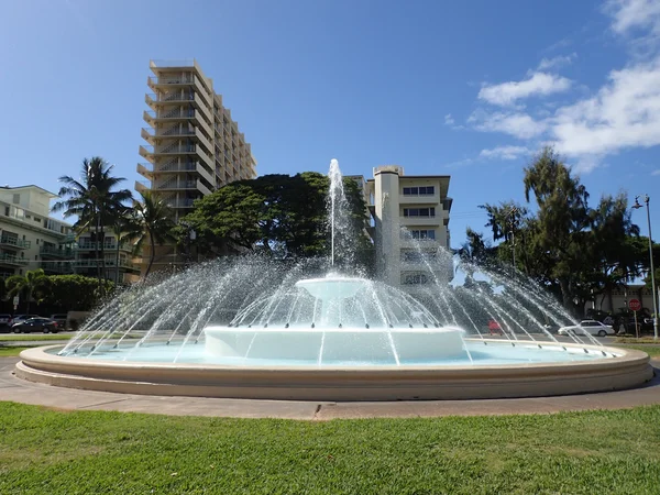 Fonte de Dillingham no Parque Kapiolani — Fotografia de Stock