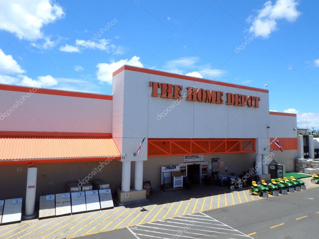 Honolulu, HI, USA - August 4, 2015: Oahu Home Depot, Founded in 1978, The Home Depot is a retailer of home improvement and construction products and services. It is the largest home improvement retailer in the USA.