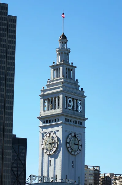 The Ferry Building Clock Tower — Stock Photo, Image
