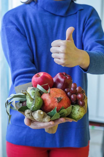 Bündel Obst und Gemüse. — Stockfoto