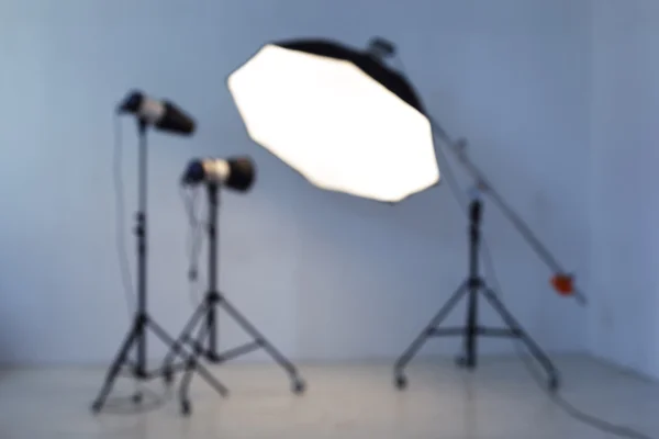 Equipment for photo studios and fashion photography. Blurred. — Stock Photo, Image