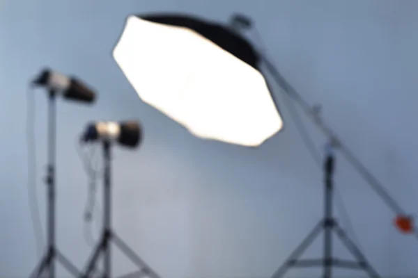 Equipment for photo studios and fashion photography. Blurred. — Stock Photo, Image