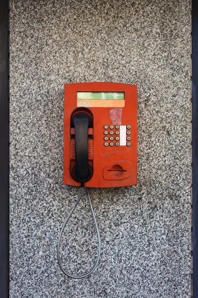 Old city payphone — Stock Photo, Image