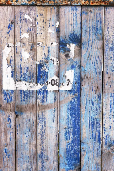 Shabby fond en bois bleu — Photo