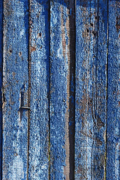 Fondo blu in legno per presentazioni o annunci — Foto Stock