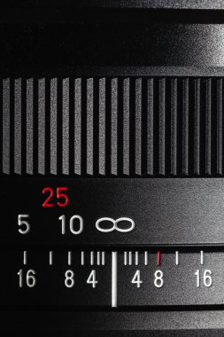 Fotoğraf lens numaraları ölçeğini