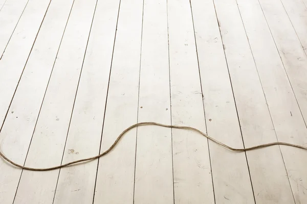 Σύρμα στο ξύλινο πάτωμα — Φωτογραφία Αρχείου