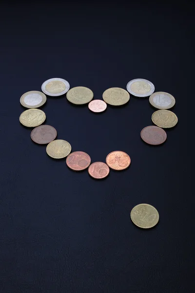 Liefde voor geld te kopen. Niet ware gevoelens — Stockfoto