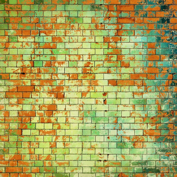 Grunge Red Brick Wall — Stock Photo, Image
