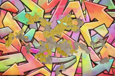 Graffiti duvar arka plan