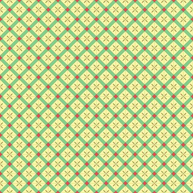 Geometrik ızgara desen