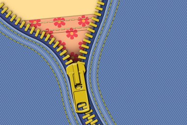 Bir fermuar arka plan