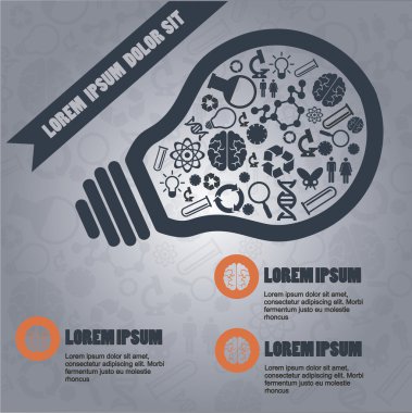 Ampul ile bilimsel kutsal kişilerin resmi iç