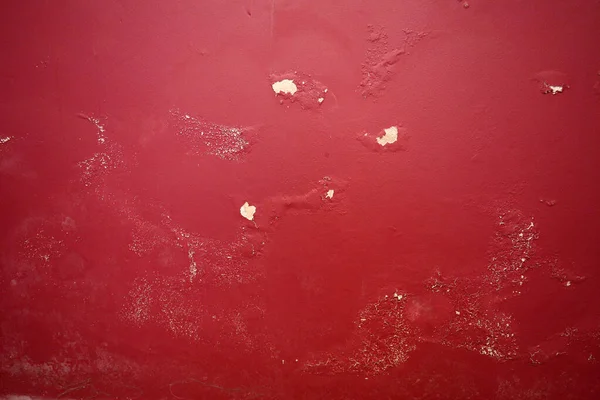 Red Interior Wall Damaged Damp — Stock Photo, Image