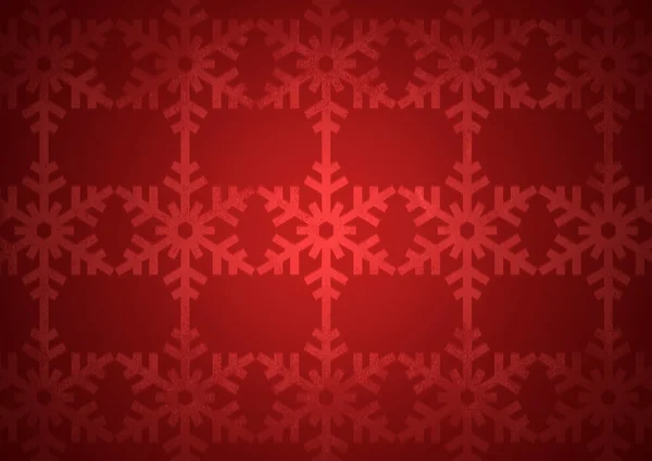 Czerwony wzór snowflake Boże Narodzenie — Zdjęcie stockowe