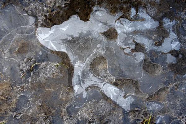 Sfondo ghiaccio invernale — Foto Stock