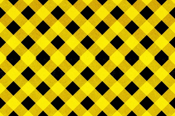 Geel en zwart criss cross patroon — Stockfoto