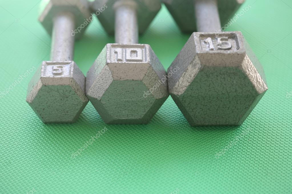 metal hand weights