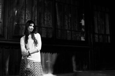 Ülke kadın güneş stripe siyah beyaz