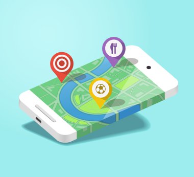 güzergah planlaması ile akıllı telefon