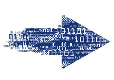 Grunge ok ikili kodları.