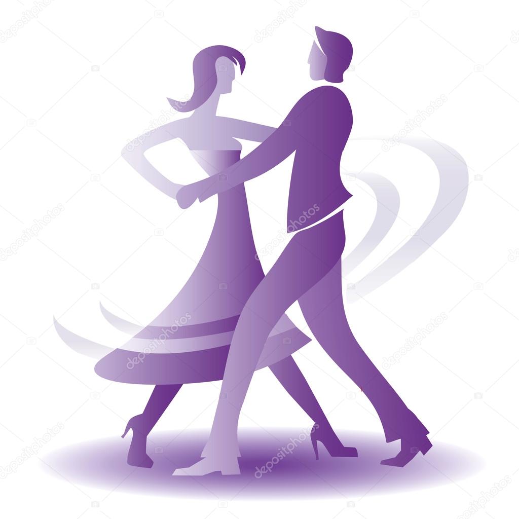 Dancing young couple