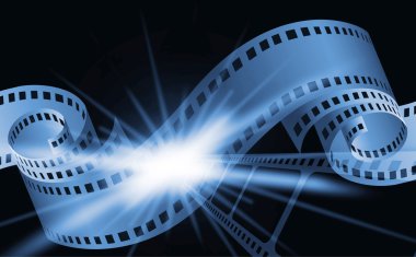 Mavi film film arka plan