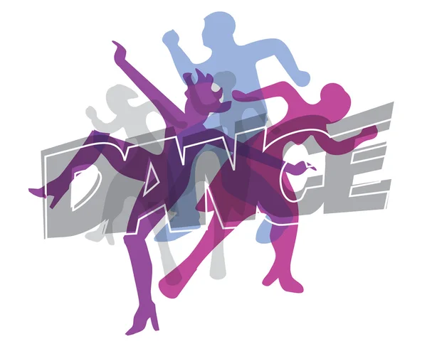 Modern Dance bunten Hintergrund — Stockvektor