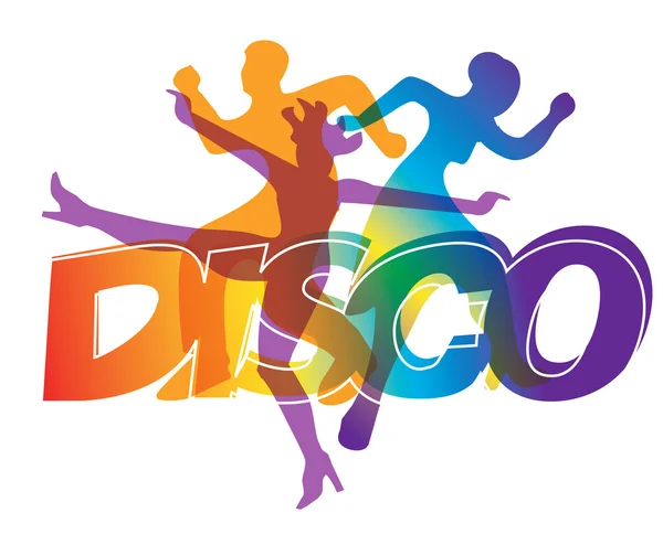 Disco tánc háttér — Stock Vector