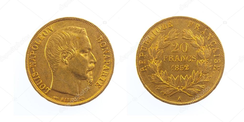 Golden French Coin