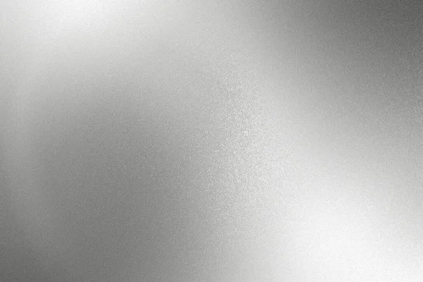 Glowing Silver Gray Foil Metal Wall Copy Space Abstract Texture — Stock Photo, Image