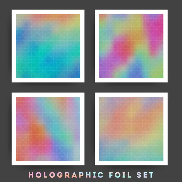 Holografisk folie vektor illustration — Stock vektor