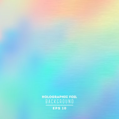 Holografik folyo vektör çizim